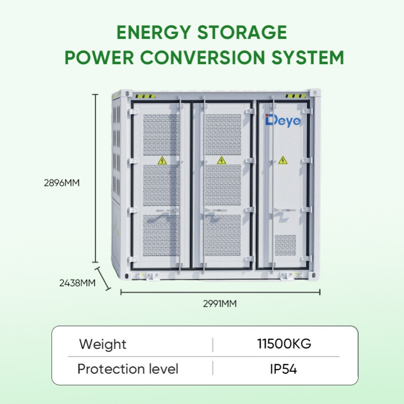 Armazenamento de Energia Comercial e Industrial PCS 2250kw 2.25MW Inversor Solar PV Híbrido 3600kw Sistema de Conversão de Energia de Microrede