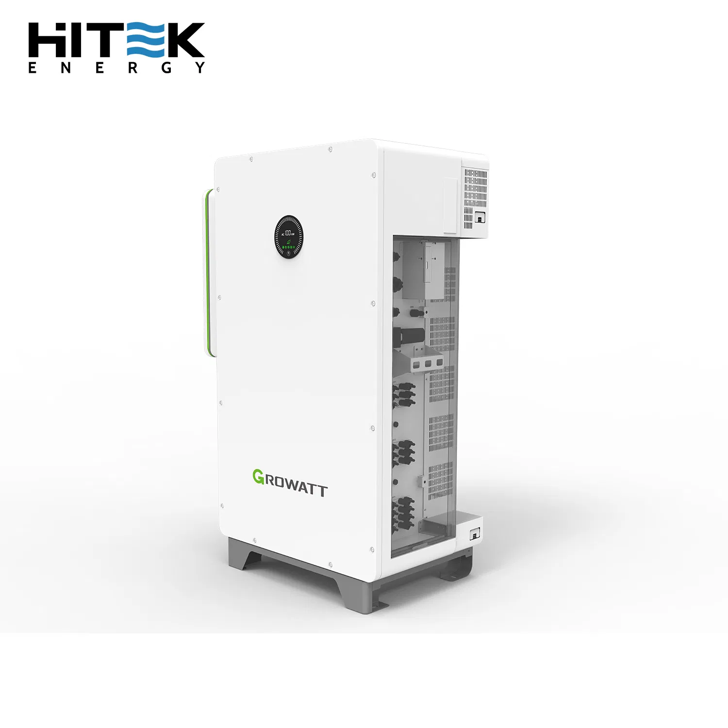Hitek 50kw 100kw 100kVA 200 Kw 100 Kw em sistema solar híbrido off grid plug and play Ess conjunto completo sistema de energia solar 200 armazenamento de baterias Kwh
