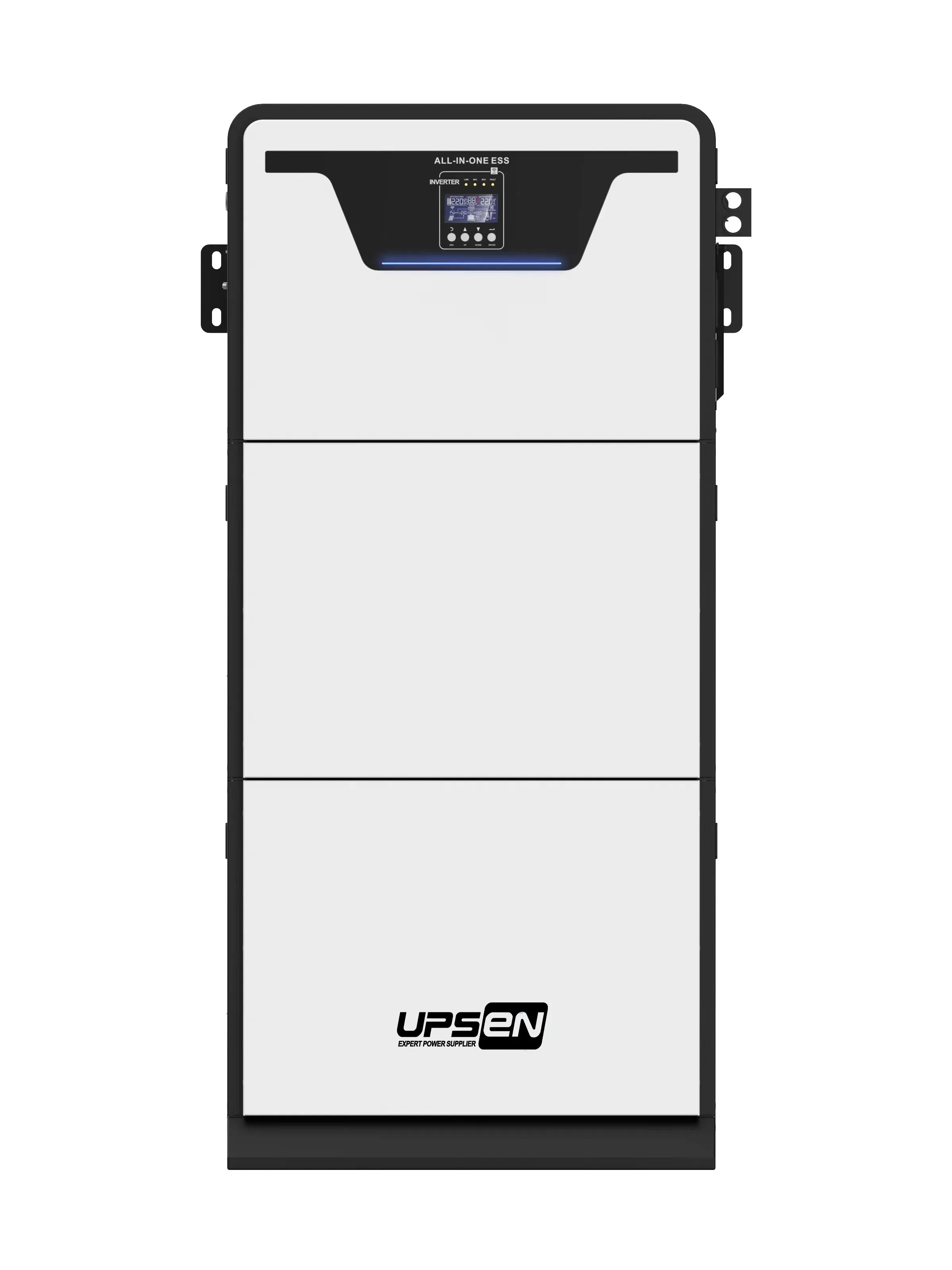 Sistema de Armazenamento de Energia Doméstica Empilhável Certificado CE com Inversor Solar 5kw e Pacote de Bateria de Lítio 10kwh