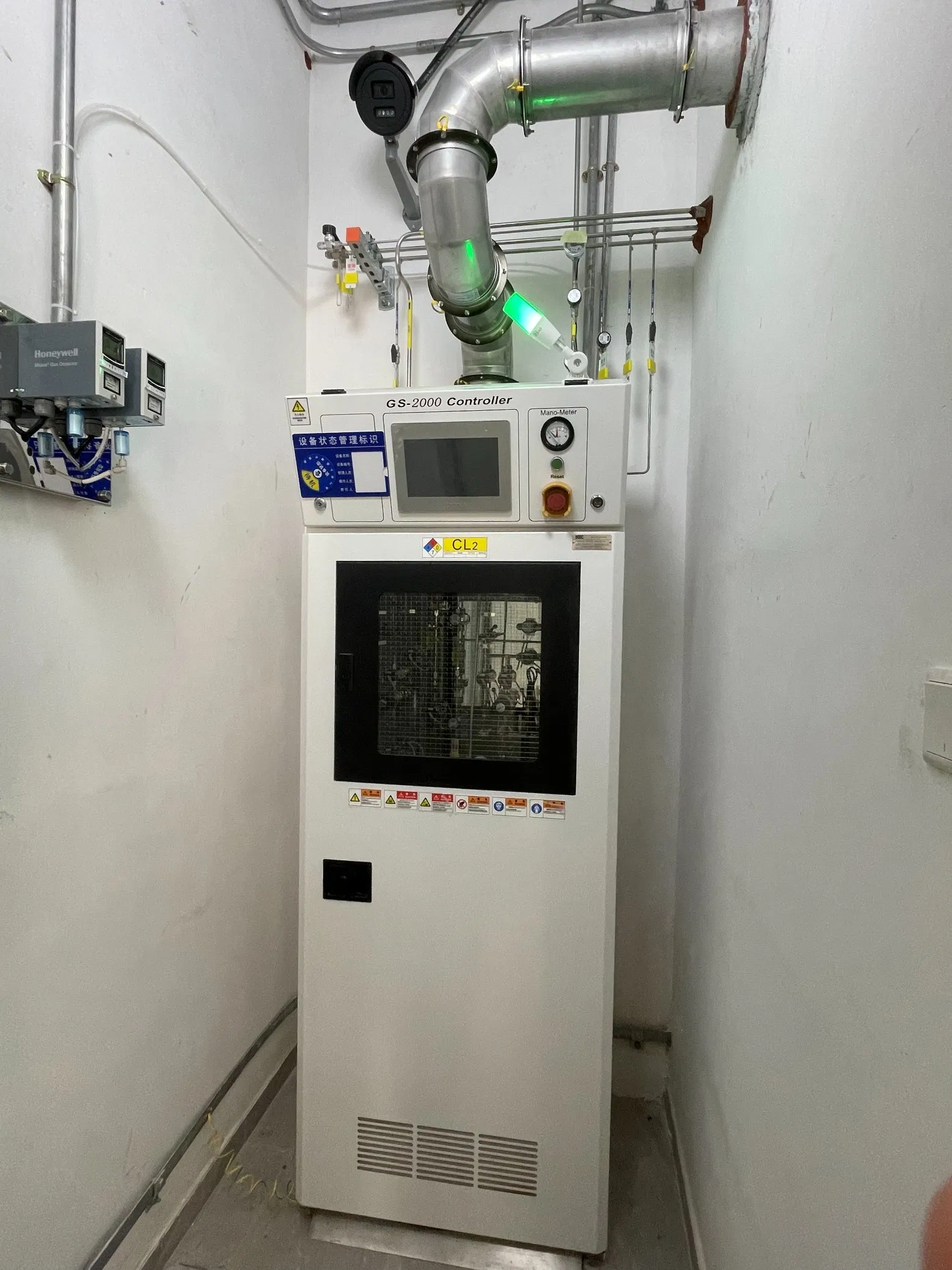 Sistema de Manifold de Aço Inoxidável, Armário de Válvula Automática para Entrega de Gás de Ultra Alta Pureza em Semicondutores