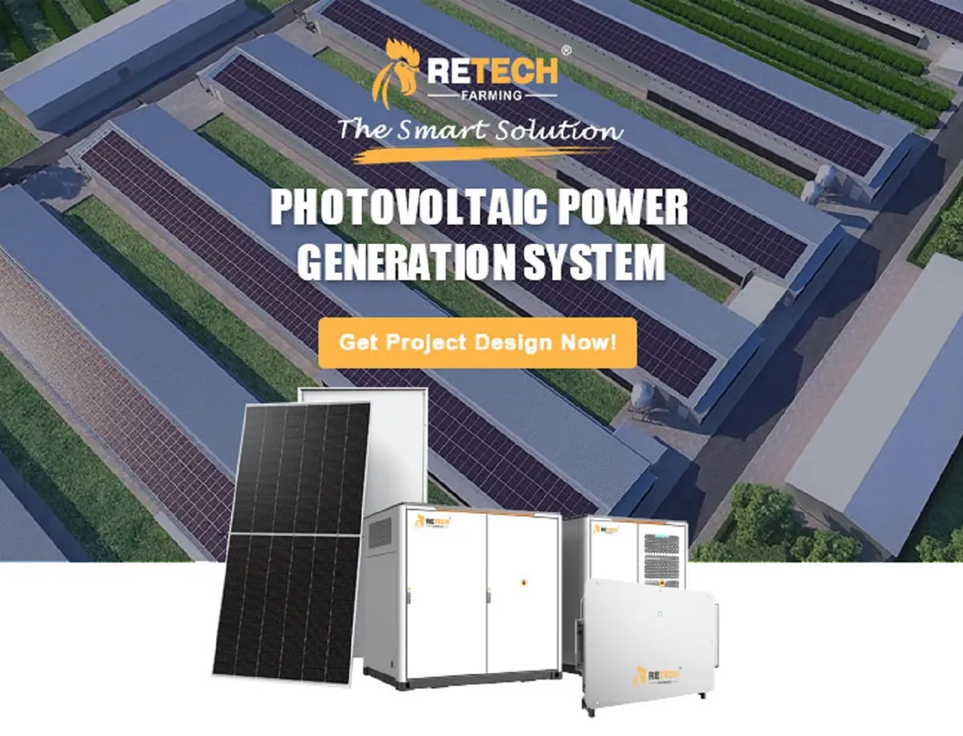 30kw Sistema Híbrido de Energia Solar Inversor de Luz Solar Sistema de Energia Solar Painel Fotovoltaico Conectado à Rede Sistema de Armazenamento Fazenda de Frangos