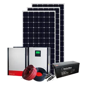 Sistema Solar Fotovoltaico Híbrido Off-Grid On-Grid 1