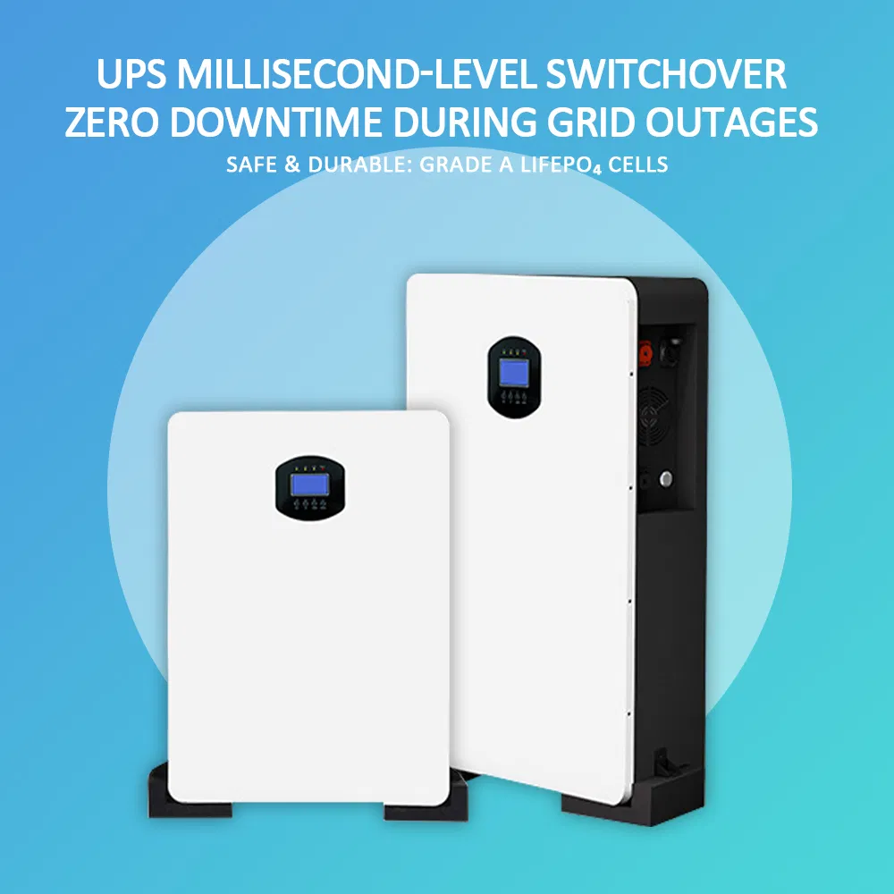 Armazenamento de Bateria de Lítio para Energia Solar Sistema Residencial Powerwall LiFePO4 Backup de Bateria Sistema de Energia para Casa Fora da Rede