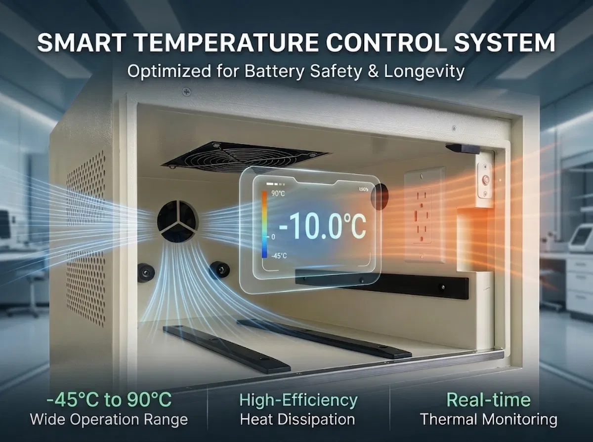 Armário de Armazenamento de Energia para Carregamento de Bateria de Extintor de Incêndio em Aerossol Protetor para Bicicleta em Casa