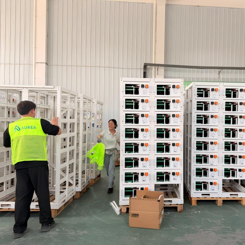 Sistema de Energia Solar Industrial da Usina de Microrede Aurea 500kw 1MW Externo Lithium/LiFePO4 Sistema de Bateria de Armazenamento Energia Eólica Sistema Híbrido de Energia Solar