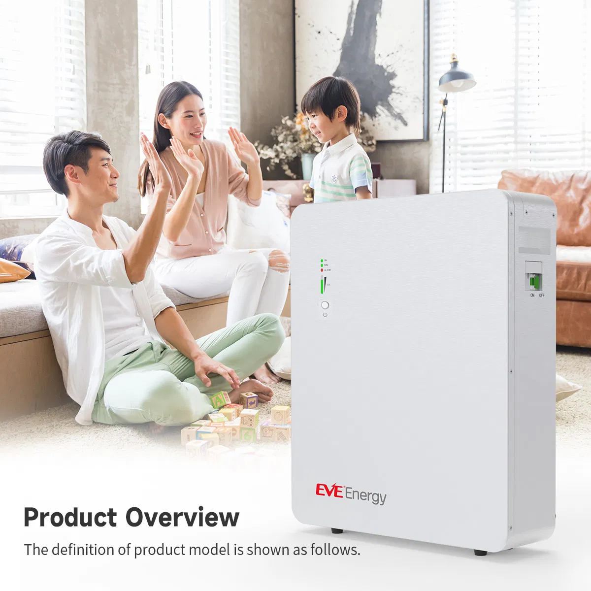 Eve 100ah 51.2V 5kwh Sistema de Armazenamento de Energia Residencial Sistema de Energia Solar para Uso Residencial ou Comercial Ess
