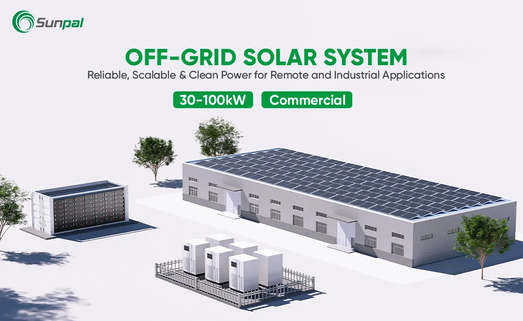 Sistema Solar Completo Off Grid 120kW 100kW 35kW 15kW