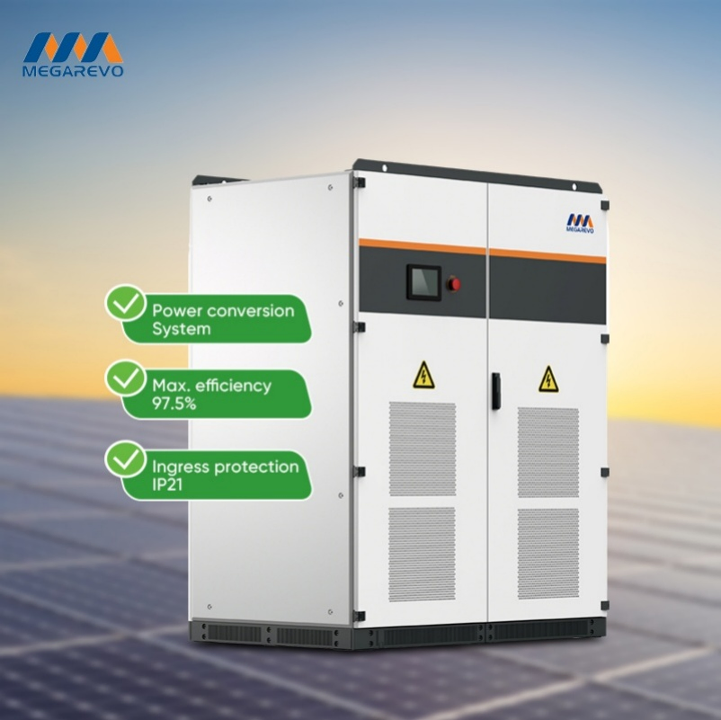 Inversor Solar Megarevo Mps 500kw 250kw 150kw 100kw 50kw Inversor Solar Híbrido Inteligente para Sistema de Armazenamento de Energia