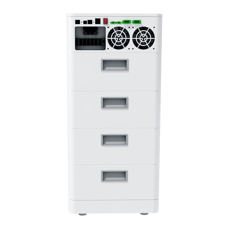 Sistema de Armazenamento de Energia Solar Empilhável com Bateria de Lítio Móvel para Suprimento de Energia de Backup