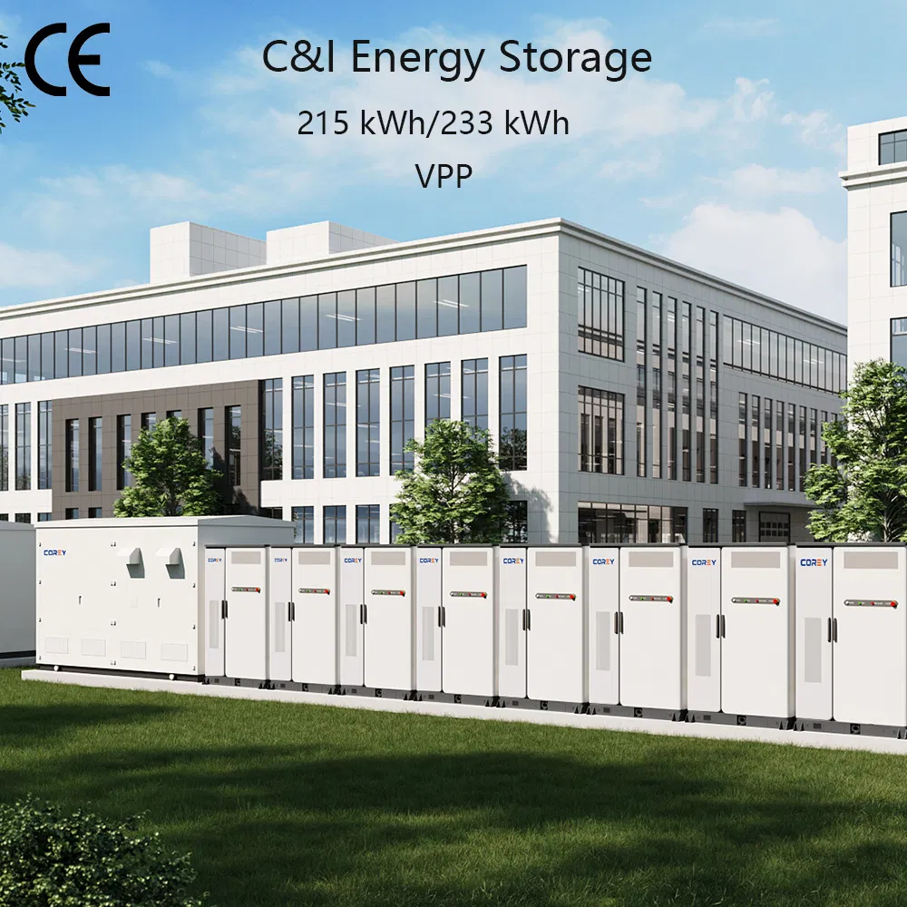Sistemas de Armazenamento de Energia Comercial de Alta Tensão 233kwh Baterias de Íon de Lítio Resfriamento a Ar Condicionado Sistemas de Armazenamento de Energia Solar