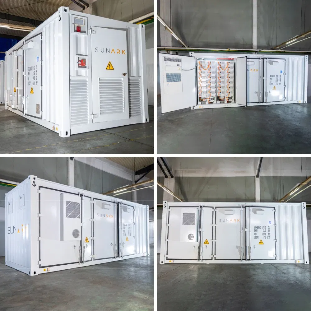 Container de Bateria de Armazenamento de Energia Solar 2000kwh 1000kwh 1000kw 500kw Sistema Híbrido de Energia Solar para Comercial