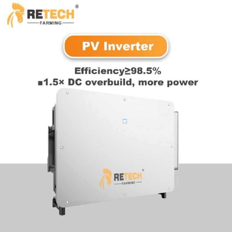 30kw Sistema Híbrido de Energia Solar Inversor de Luz Solar Sistema de Energia Solar Painel Fotovoltaico Conectado à Rede Sistema de Armazenamento Fazenda de Frangos