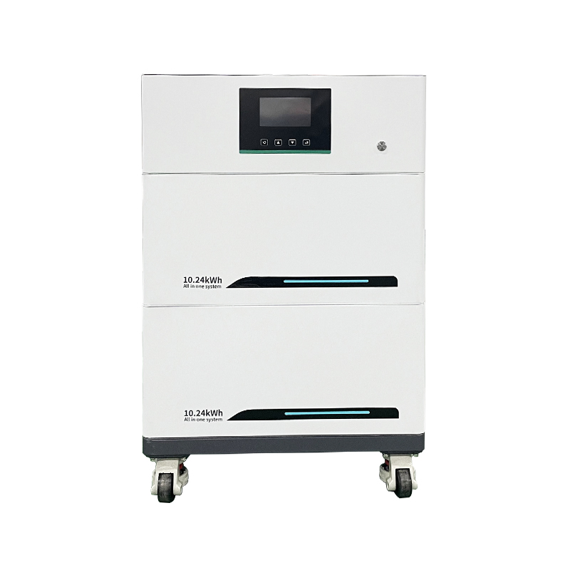 10kVA Sistema Solar Híbrido LiFePO4 Inversor de Armazenamento de Energia com Bateria de Íon de Lítio