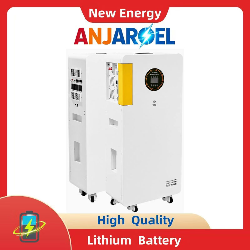 Sistema de Armazenamento de Energia Solar em Casa com Bateria de Lítio-Ion para Uso Industrial, Comercial e Residencial 6kw 16kwh Tudo em Um LiFePO4