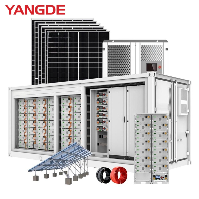 1mwh Sistema de Armazenamento de Baterias de Lítio Container Solar para Industrial e Comercial