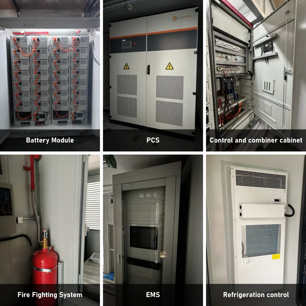 Container de Bateria de Armazenamento de Energia Solar 2000kwh 1000kwh 1000kw 500kw Sistema Híbrido de Energia Solar para Comercial
