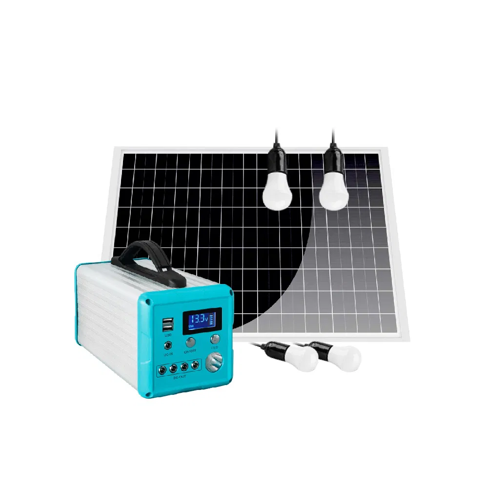Sistema de Iluminação Portátil para Casa com Painel Solar Sistema Solar para Casa Sistema de Armazenamento de Energia Solar Bateria Sistema Completo de Kit de Energia Solar