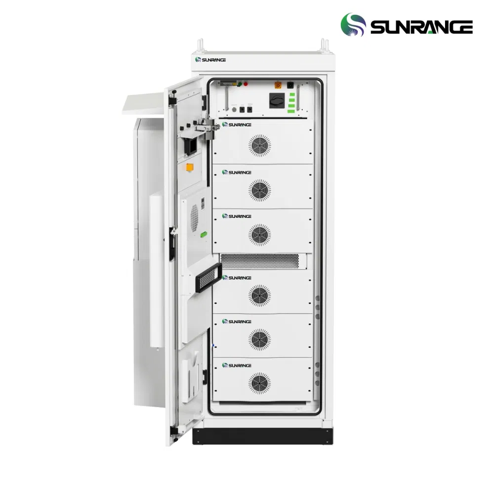 Gabinete de Energia Solar Tudo em Um Sunrange Microgrid 50kw a 200kw Sistema Pré-Wirado Plug and Play com Inversor MPPT e Armazenamento de Energia