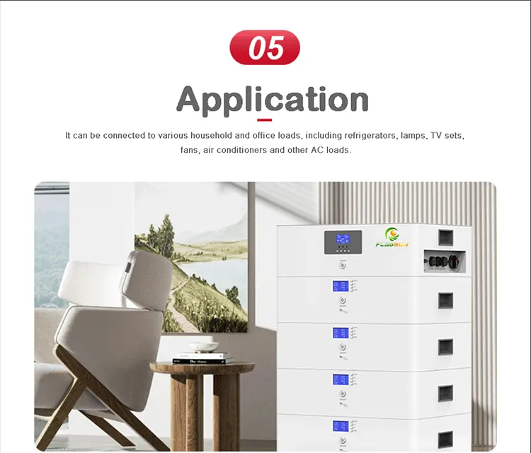 Sistema de Armazenamento de Energia Solar Empilhável com Bateria de Lítio Móvel para Suprimento de Energia de Backup