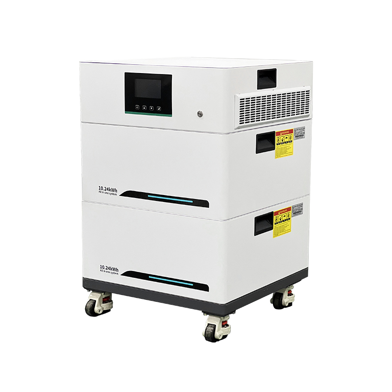 10kVA Sistema Solar Híbrido LiFePO4 Inversor de Armazenamento de Energia com Bateria de Íon de Lítio