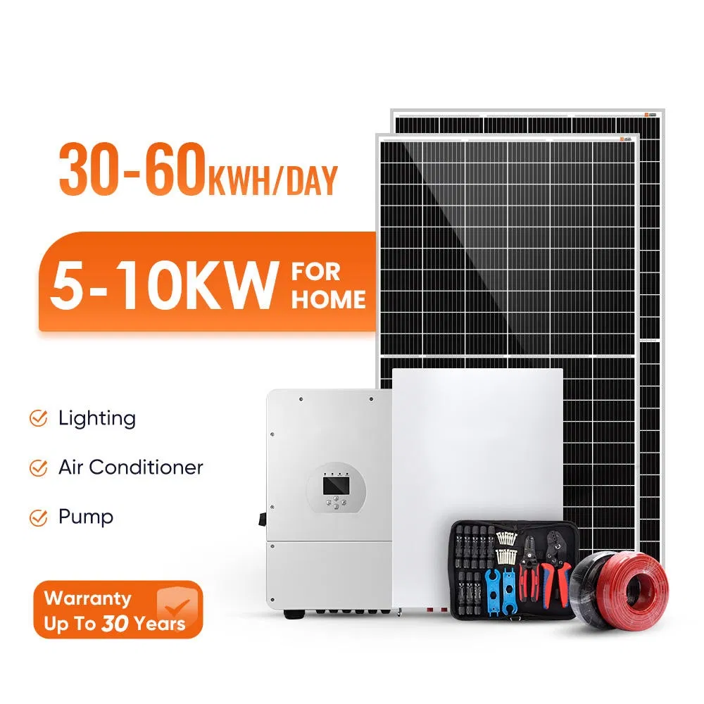 Sistema de Armazenamento de Energia Solar Comercial e Industrial Growatt 50kw 100kw Kit Completo de Sistema Híbrido de Energia Solar