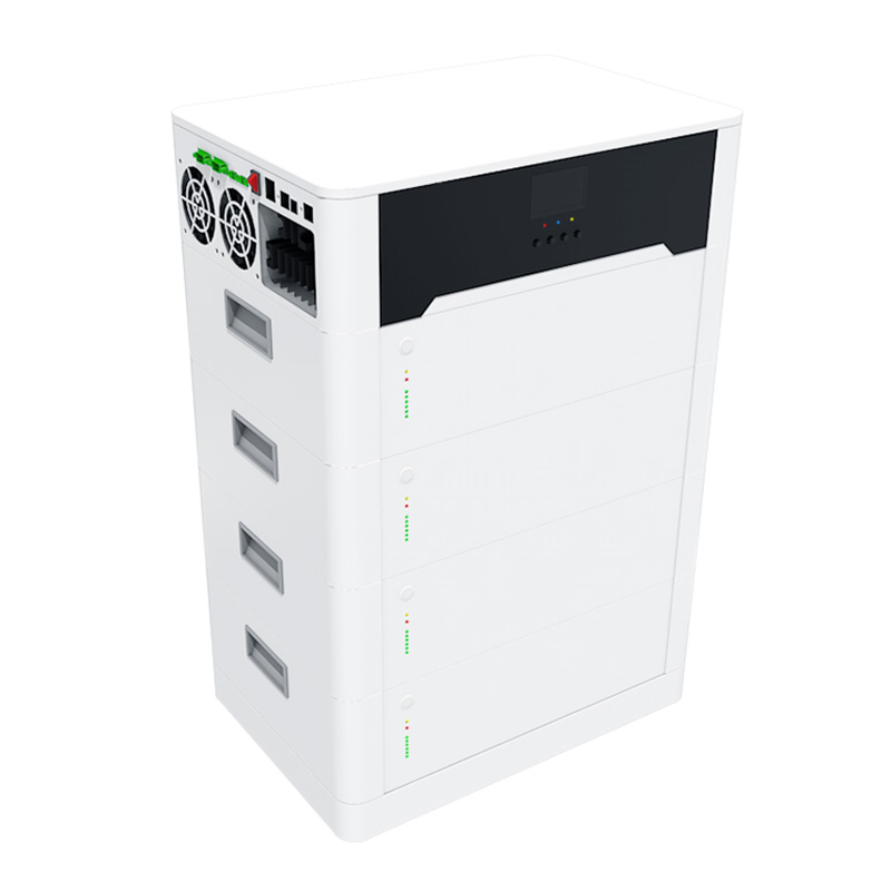 Sistema de Armazenamento de Energia Solar Empilhável com Bateria de Lítio Móvel para Suprimento de Energia de Backup