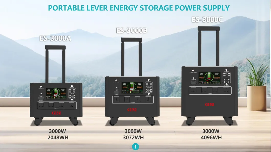 Sistema de Armazenamento de Energia Portátil Solar
