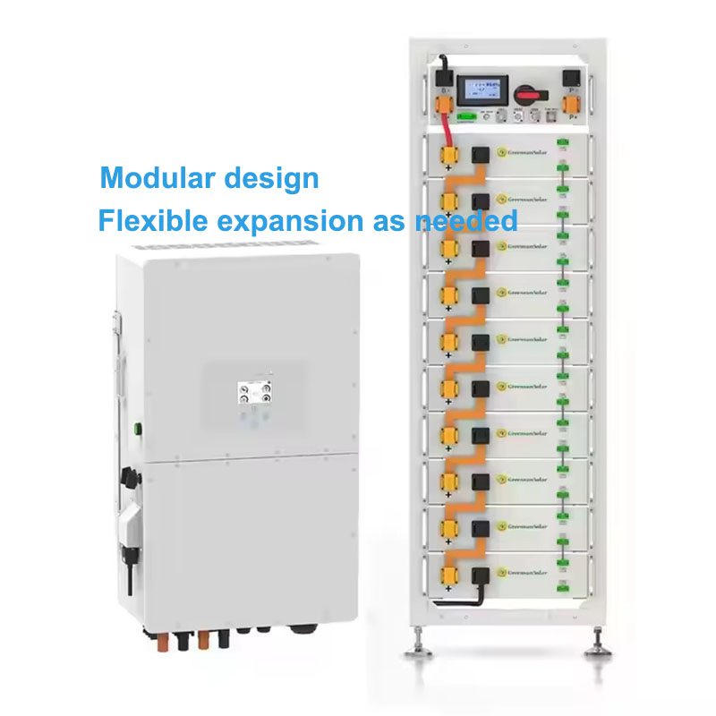 Kit Fotovoltaico Completo Sistema de Armazenamento de Energia Solar Híbrido com Bateria de Lítio 5kw 10kw 15 10kwh 20kwh 30kwh