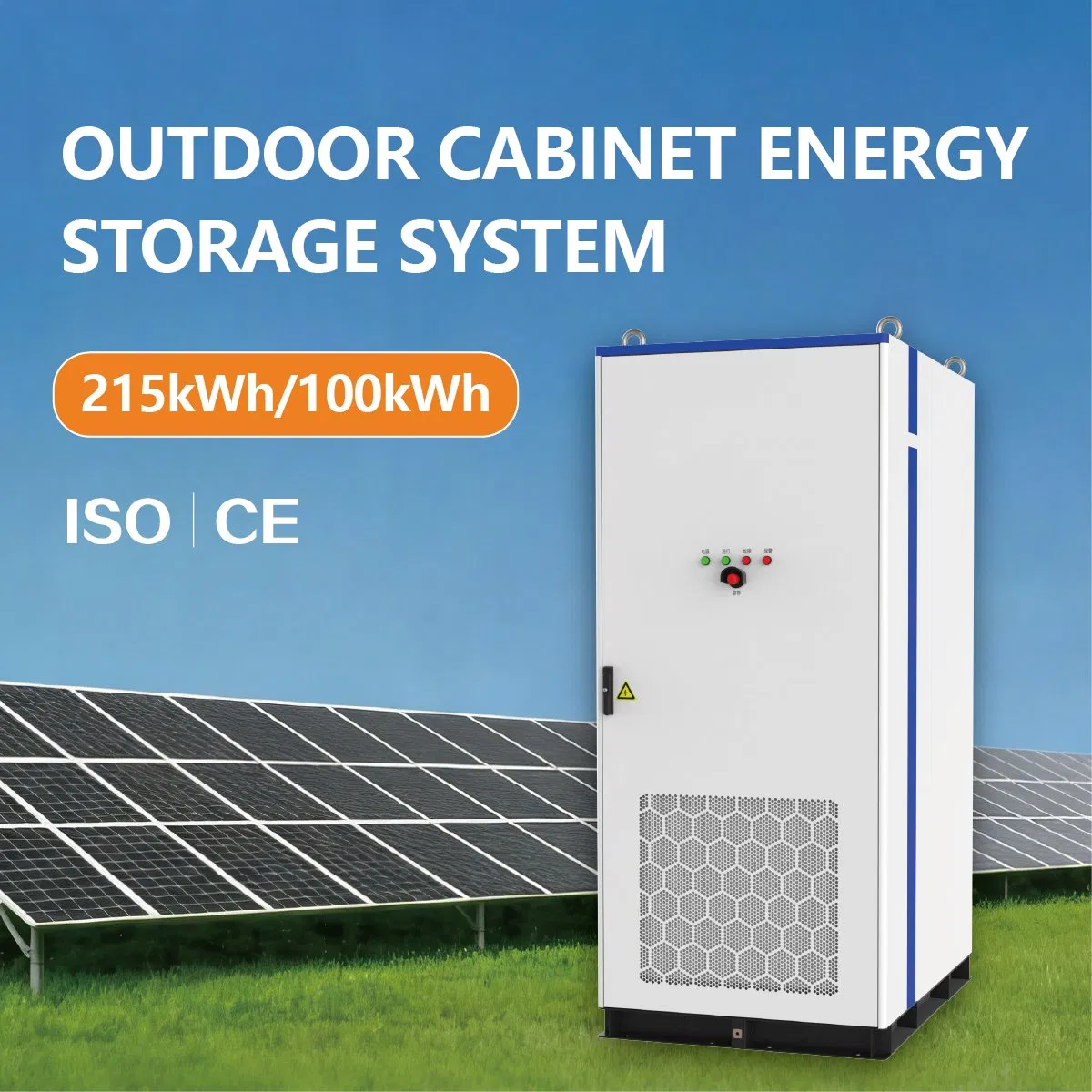 LiFePO4 Solar PV Bess Ess 215kwh 5mwh Megawatt Industrial Comercial Ar Lítio Gerador Energia Backup Bateria Contêiner Sistemas de Armazenamento de Energia