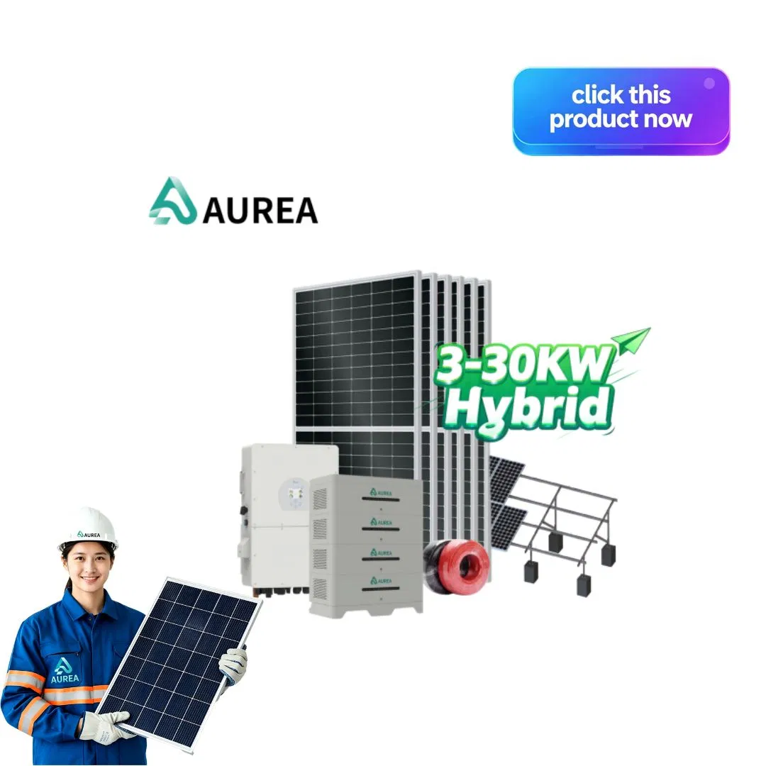 Estação de Energia Solar Residencial Aurea Complete 24V 48V Sistema de Armazenamento de Energia com Bateria de Lítio