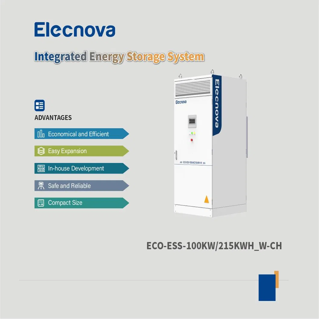 Sistema de Armazenamento de Energia Solar Comercial Industrial Solução de Microrede Geradores Silenciosos