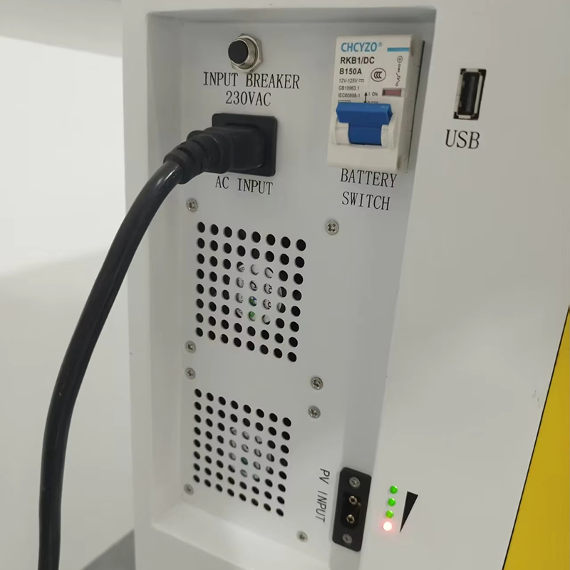 3.6kw Inversor Solar de Rede 25.6V 7.68kwh 300ah LiFePO4 Sistema de Armazenamento de Energia Residencial All-in-One com Bateria de Lítio