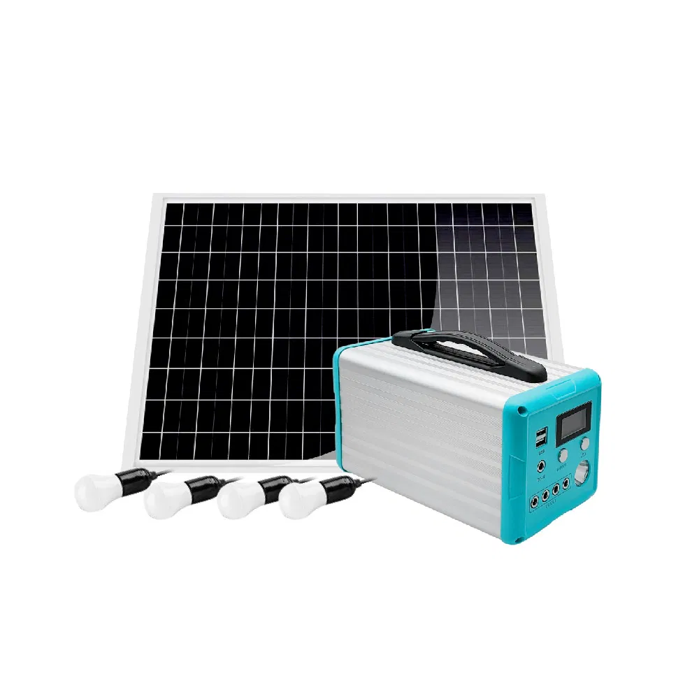 Sistema de Iluminação Portátil para Casa com Painel Solar Sistema Solar para Casa Sistema de Armazenamento de Energia Solar Bateria Sistema Completo de Kit de Energia Solar