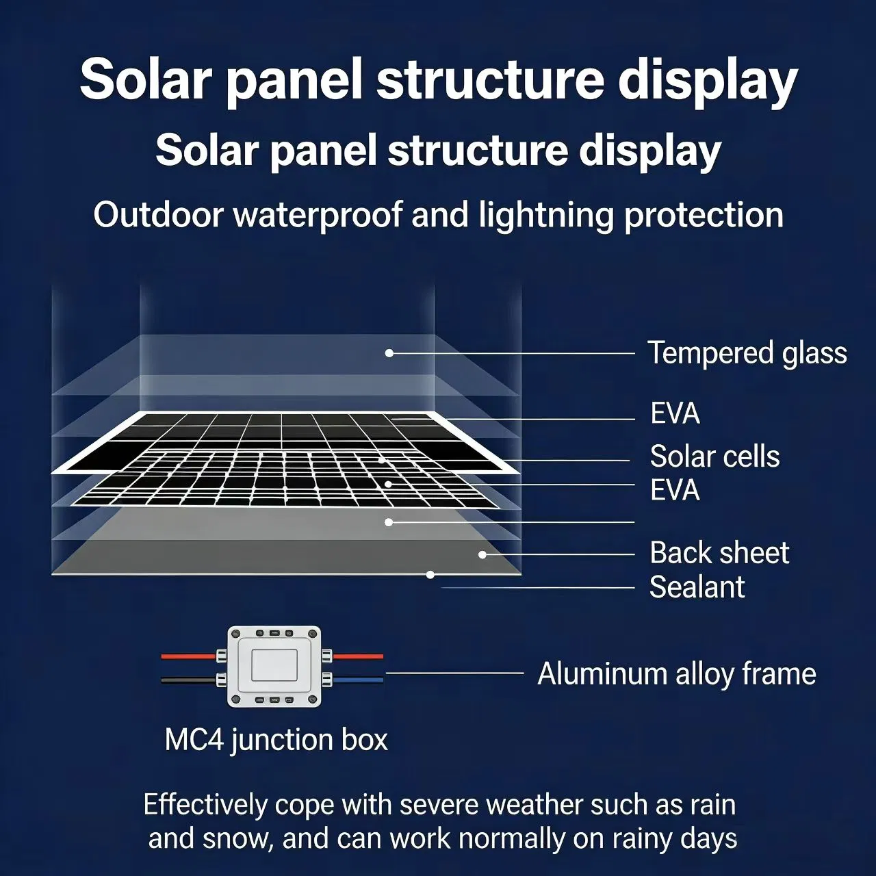 Sistema de Armazenamento de Bateria Solar para Energia Residencial