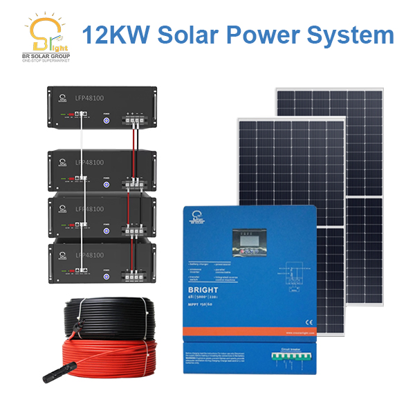 5kw 10kw 15kw 6kw Sistema de Energia Solar Híbrido Portátil para Karaoke em Casa com Módulo Solar PV, Painel de Energia Solar, Armazenamento, Limpeza, Rastreamento e Bateria