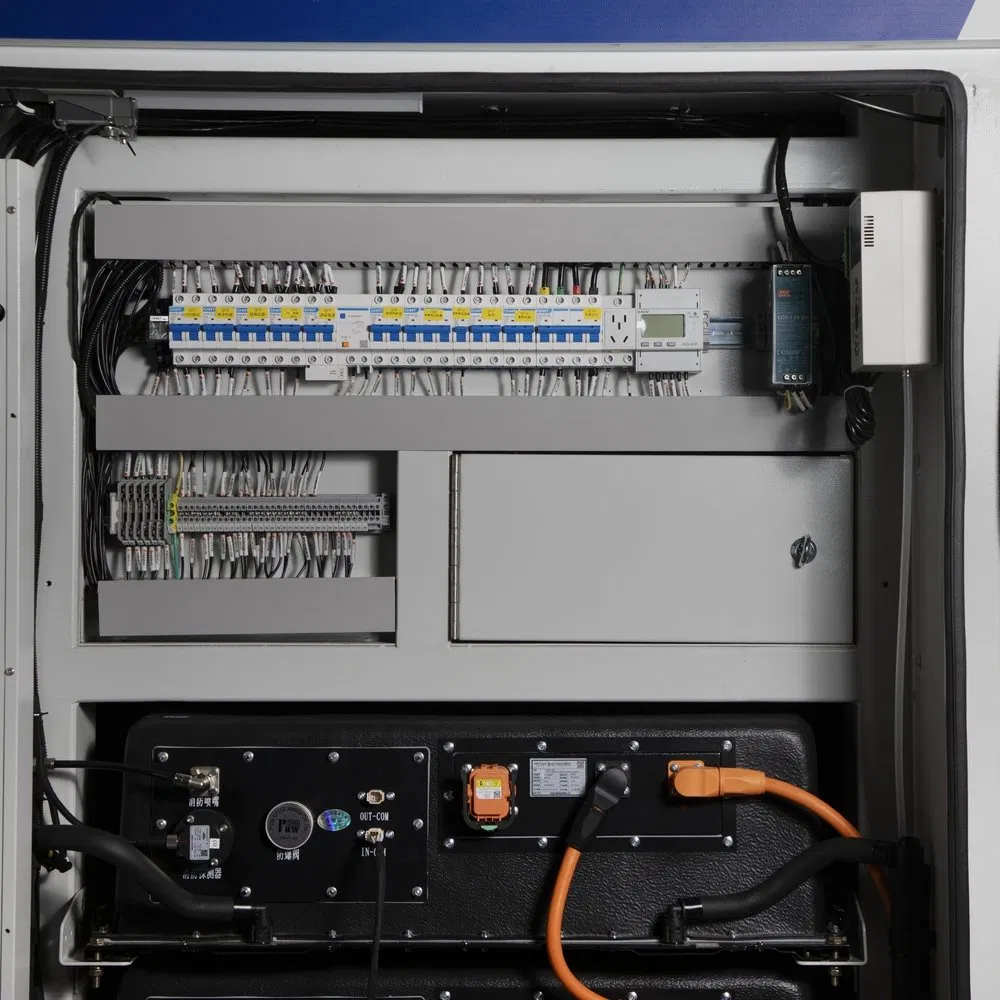 Operação Inteligente 100kw 200kw Sistema de Bateria de Armazenamento de Energia Solar Híbrido Tudo-em-Um para Estações de Base de Comunicação