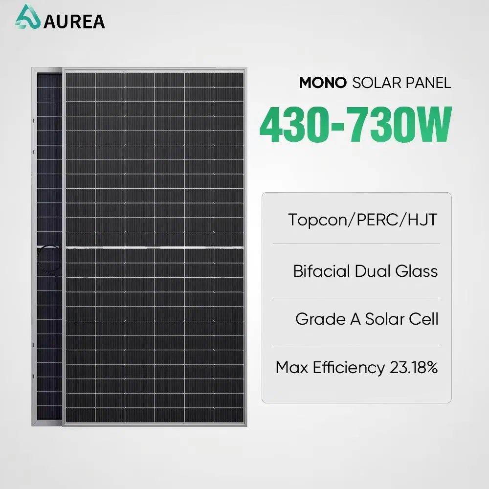 Aurea 1MW Sistema de Armazenamento de Energia Solar 600kw 500kw 350kw Sistema de Energia Solar com Conjunto Completo de Baterias de Íon de Lítio para Uso em Fábrica Sistema Solar Híbrido