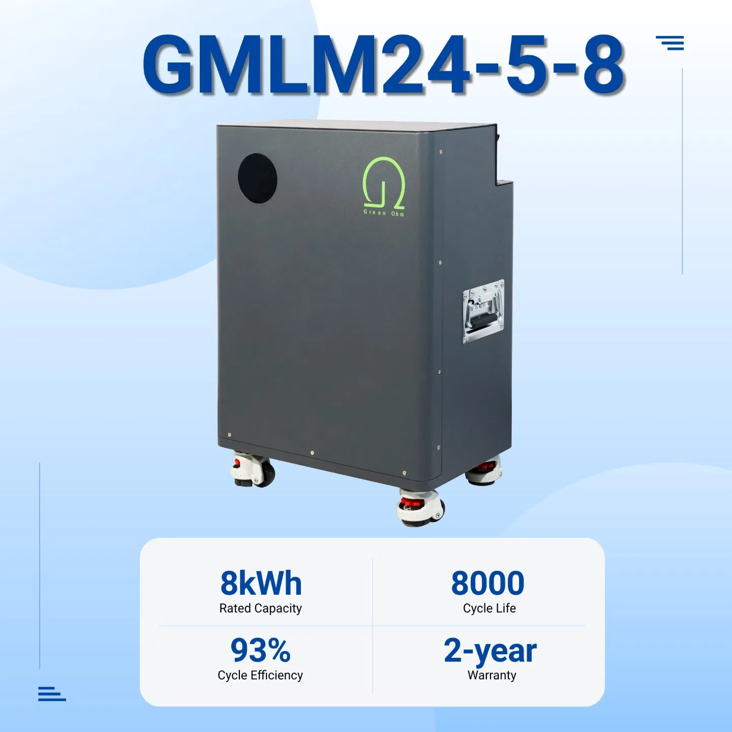 Sistema de Armazenamento de Energia Solar Inteligente para Residências 3.6kw 8kwh Bateria Solar Residencial 48V Sistema de Armazenamento de Energia de Lítio para Suprimento de Energia Solar de Backup Off-Grid