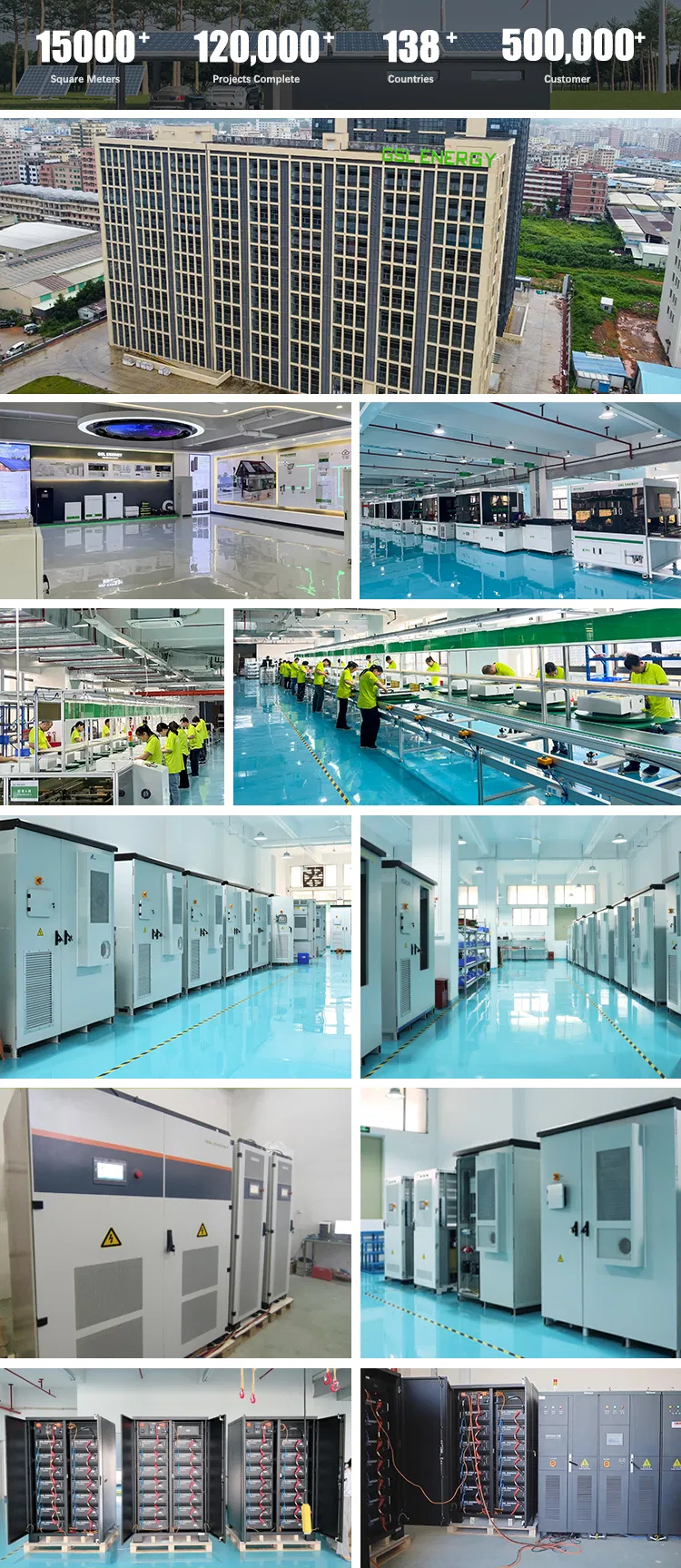 Sistema de Armazenamento Solar Comercial de Alta Tensão OEM Bess de Íon de Lítio LiFePO4 Solução de Energia Industrial e Comercial
