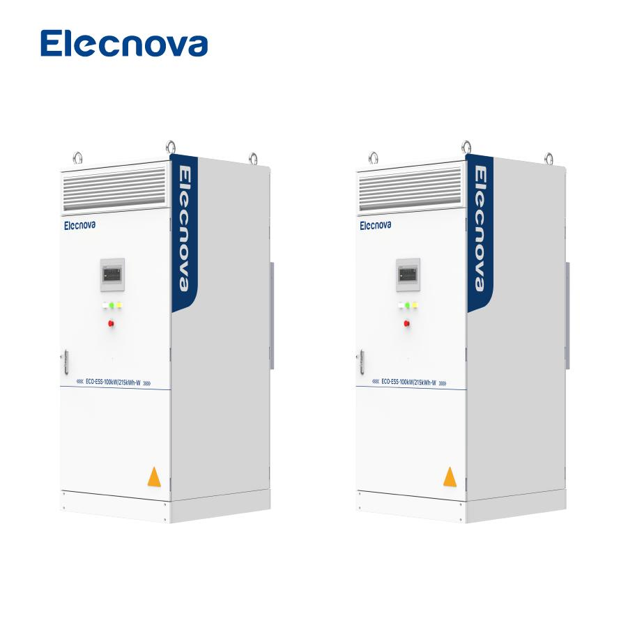 Sistema de Armazenamento de Energia Solar Comercial Industrial Elecnova Solução de Microrede Geradores Silenciosos