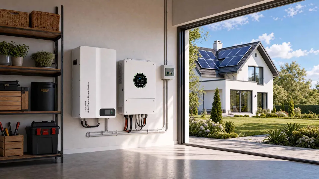 10kw Sistema de Armazenamento de Energia Solar Híbrido Residencial