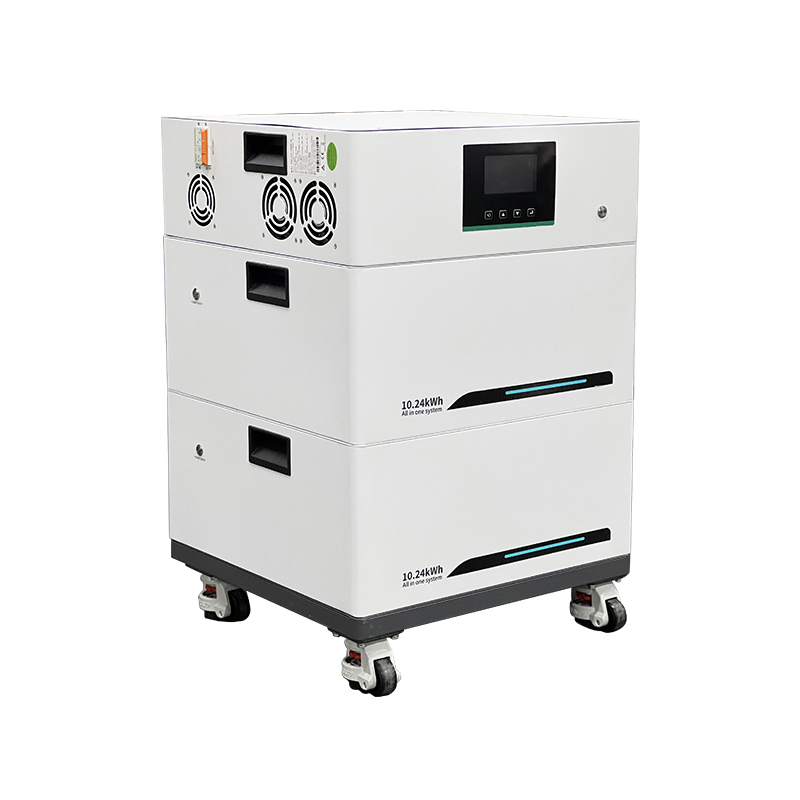 10kVA Sistema Solar Híbrido LiFePO4 Inversor de Armazenamento de Energia com Bateria de Íon de Lítio
