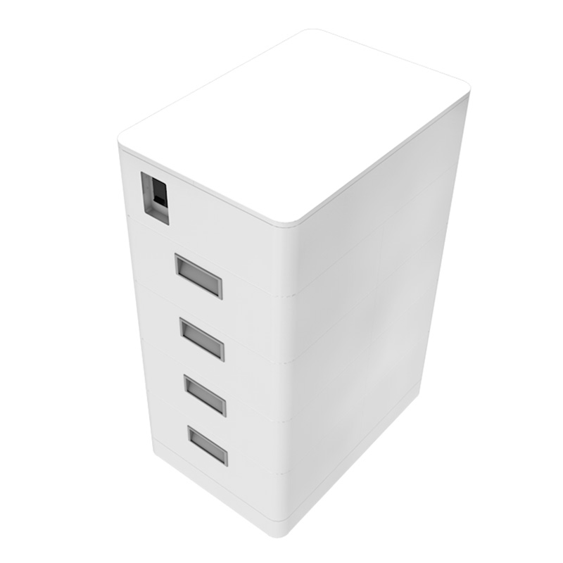 Sistema de Armazenamento de Energia Solar Empilhável com Bateria de Lítio Móvel para Suprimento de Energia de Backup