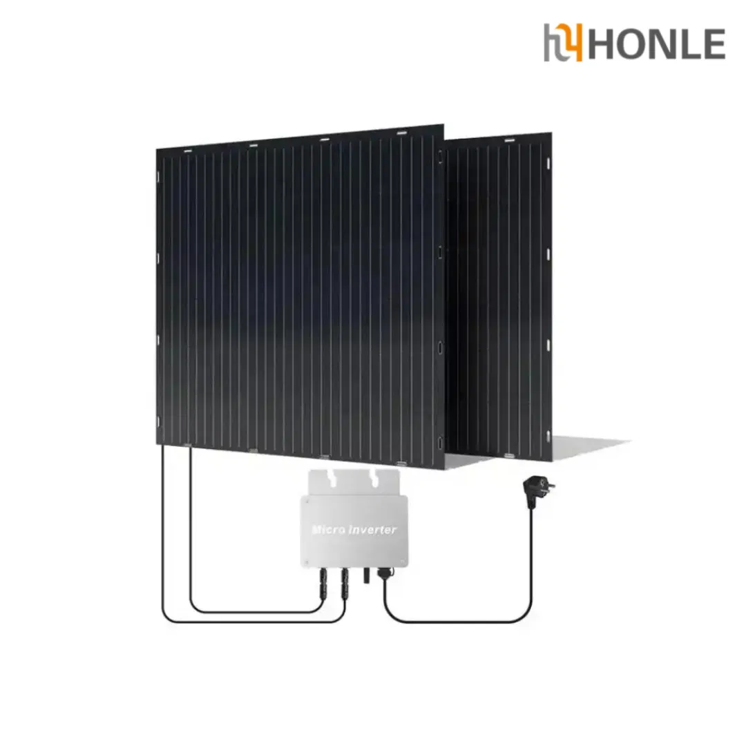 Energia Renovável Energia Solar Painel Fotovoltaico Micro Inversor 800W Telhado Varanda Sistema de Armazenamento de Energia