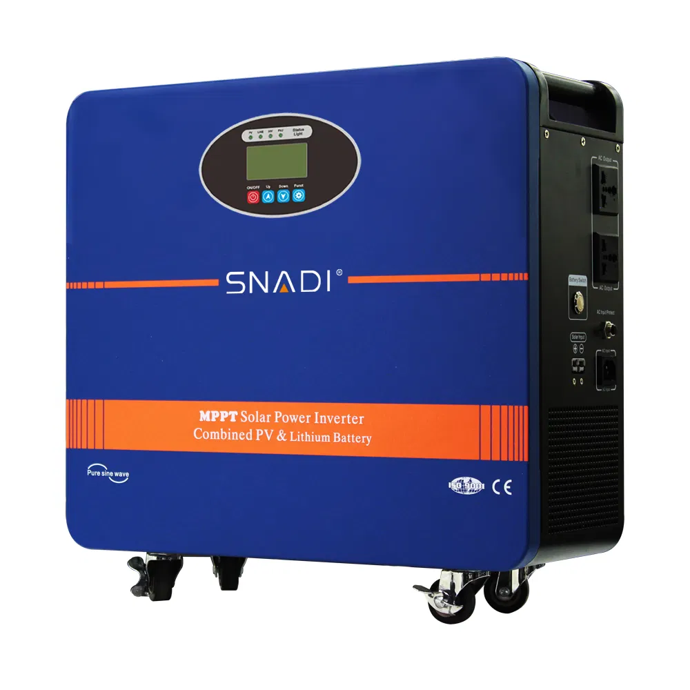 Gerador Solar Estação de Energia Portátil com Carga Solar 5kw Sistema de Armazenamento de Energia de Lítio