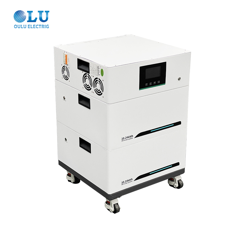10kVA Sistema Solar Híbrido LiFePO4 Inversor de Armazenamento de Energia com Bateria de Íon de Lítio