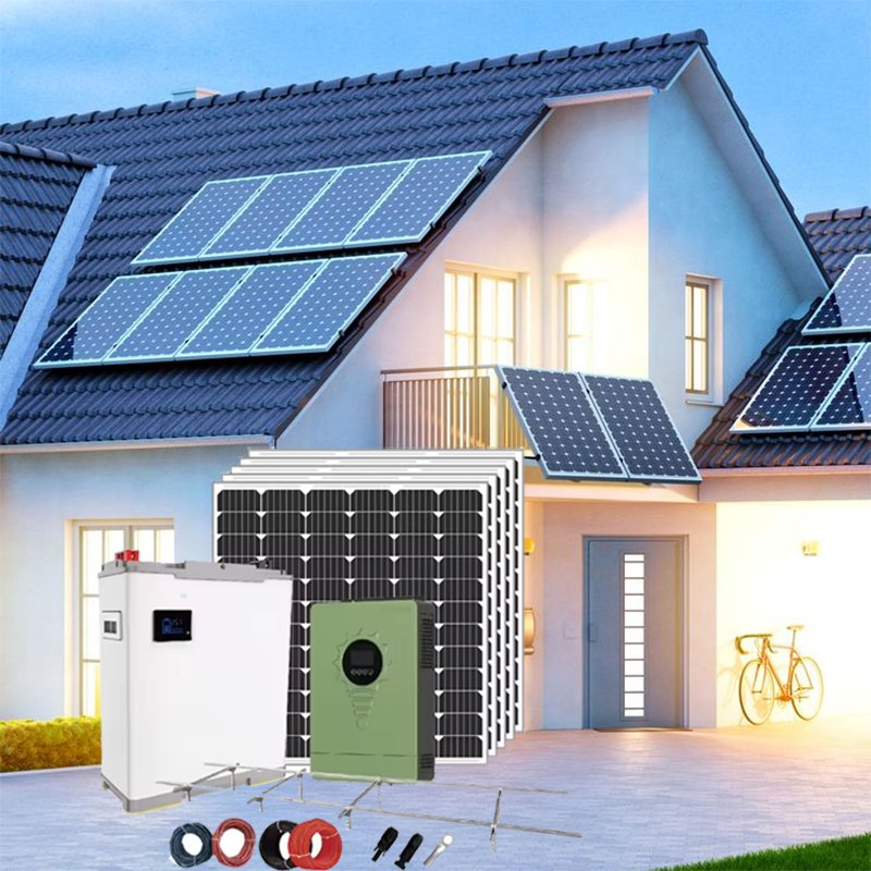 Sistema de Armazenamento de Energia Solar para Residências, Kit Solar Portátil, Sistema Solar Personalizado Off-Grid