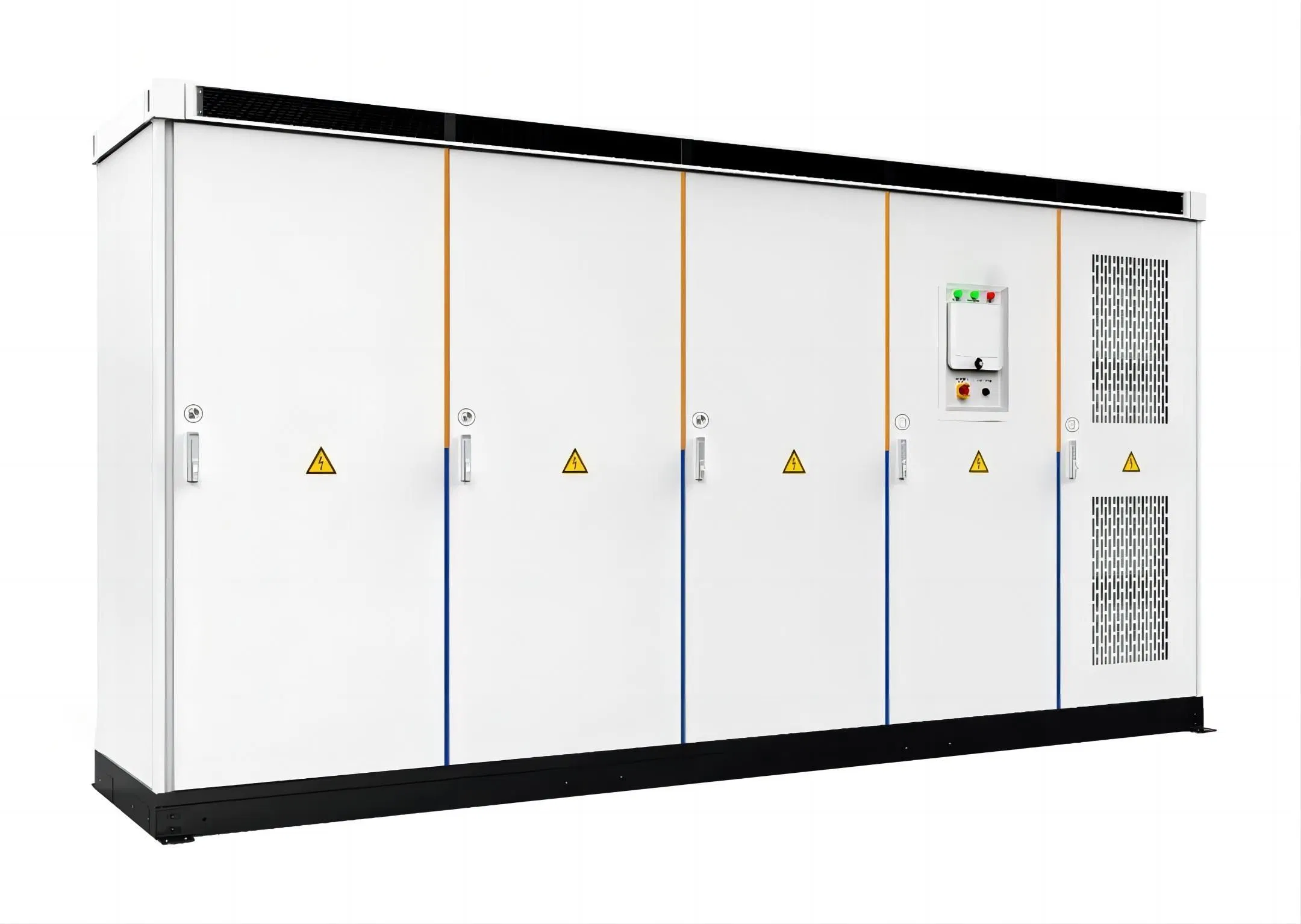 100kw 215kwh Sistema de Armazenamento de Energia Comercial Solar Microgrid Tudo em Um com Inversor Híbrido e HVAC, Sistema de Armazenamento de Energia Plug and Play
