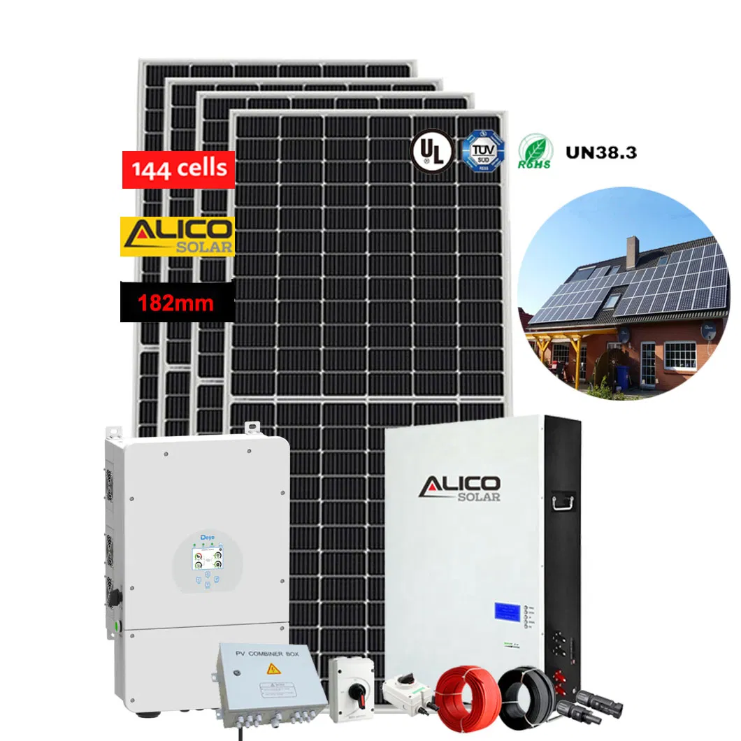 5-20 Kwh Fornecimento Solar Elétrico Residencial Comercial MPPT BMS Bateria de Íon de Lítio Sistemas de Armazenamento de Energia Empilhados