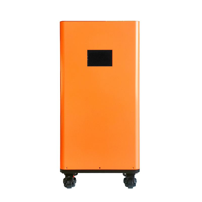 Armazenamento de Energia Doméstica Moderno em Duas Cores 48V Opção de Cor Personalizada Laranja Preto Sistema Portátil Completo de Armazenamento de Energia Solar para Casa Móvel Jk-BMS